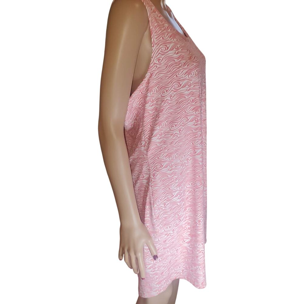 Southern Tide Willa Racing Waves UPF Performance Dress Rosewood Red Size L - Picture 4 of 8